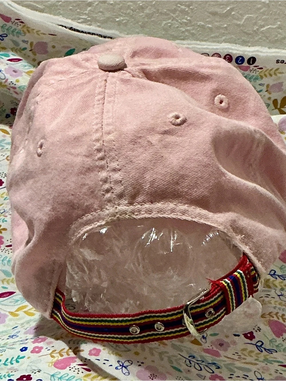 Polo by Ralph Lauren Pink men’s Cotton Hat with Green Logo